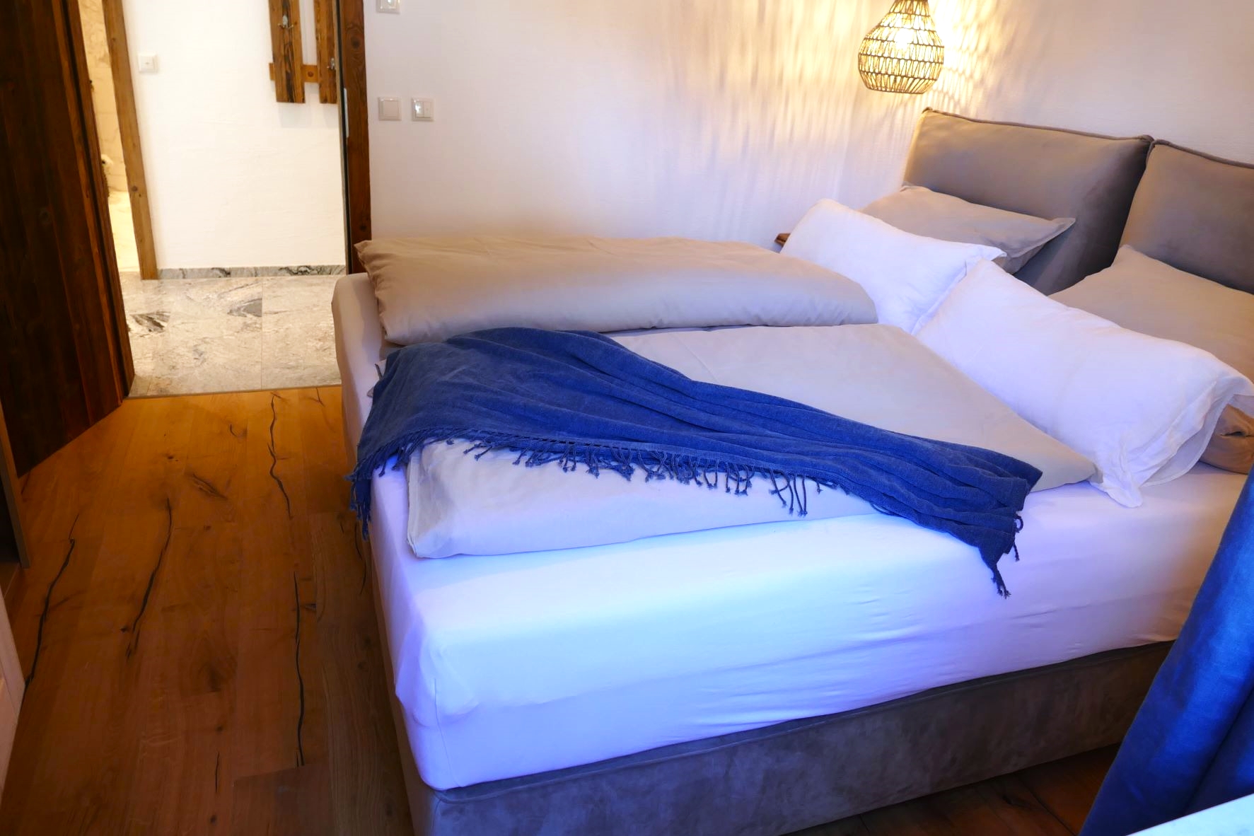 Ferienwohnung Sylvenstein Schlafzimmer5
