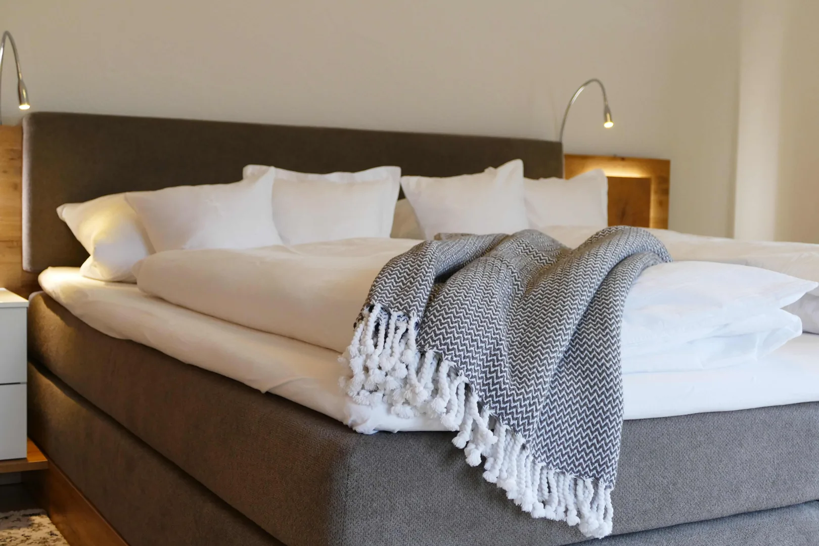 Ferienwohnung Benediktenwand Wohnschlafzimmer