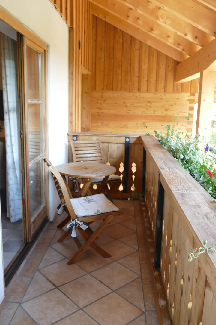 Ferienwohnung Schönberg Balkon